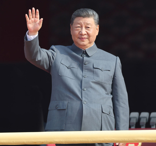 图讯：习近平来到天安门城楼主席台