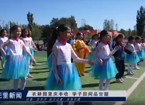 农耕园里庆丰收 学子田间品甘甜